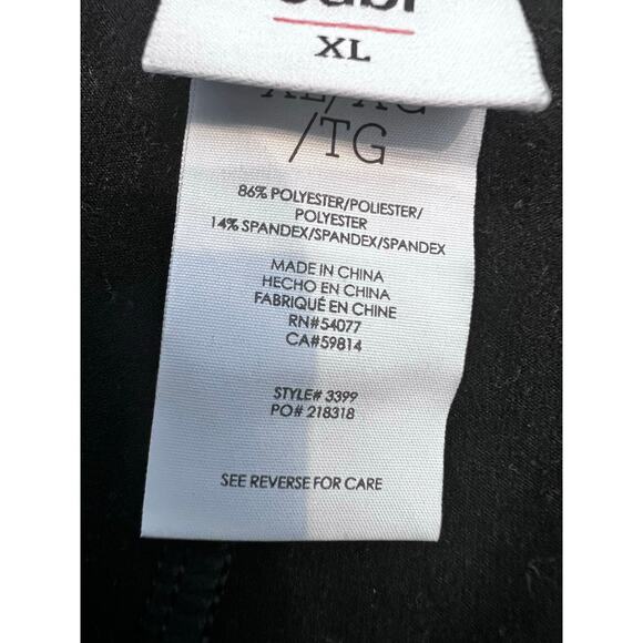 Cabi 3399 skirted leggings women’s size XL black - Picture 6 of 9